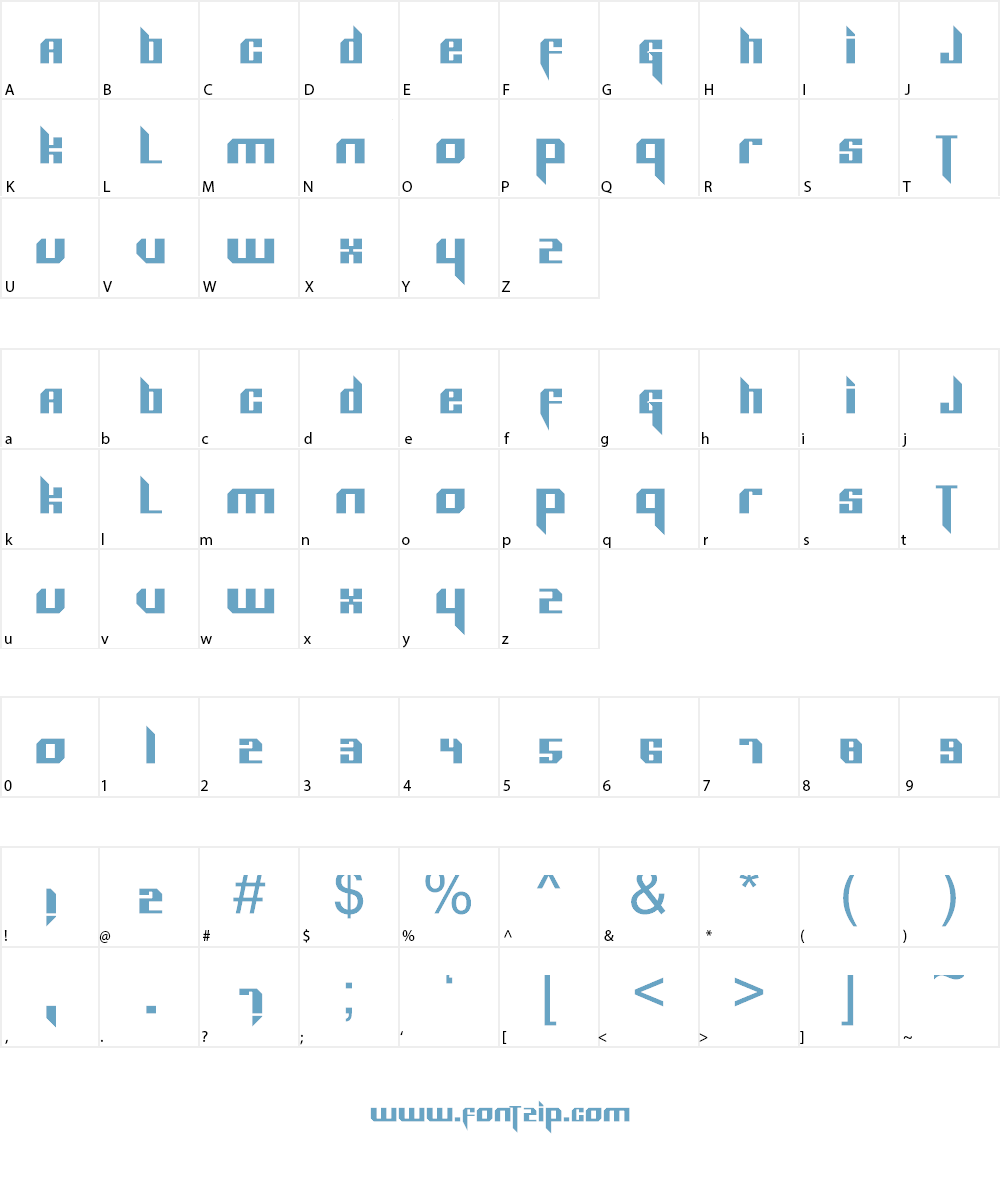 GSL (Global StarCraft League) Font Character